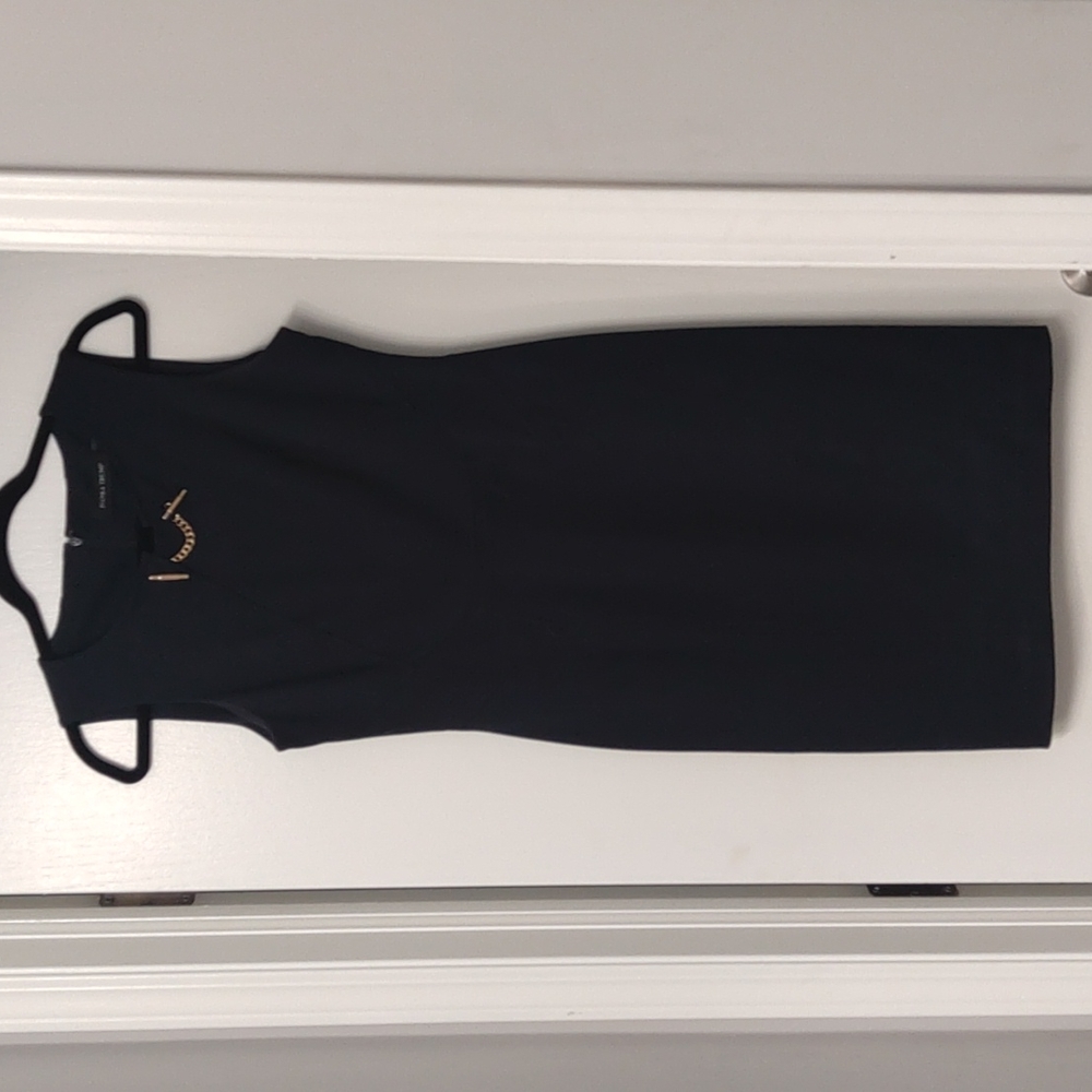 Navy blue work dress